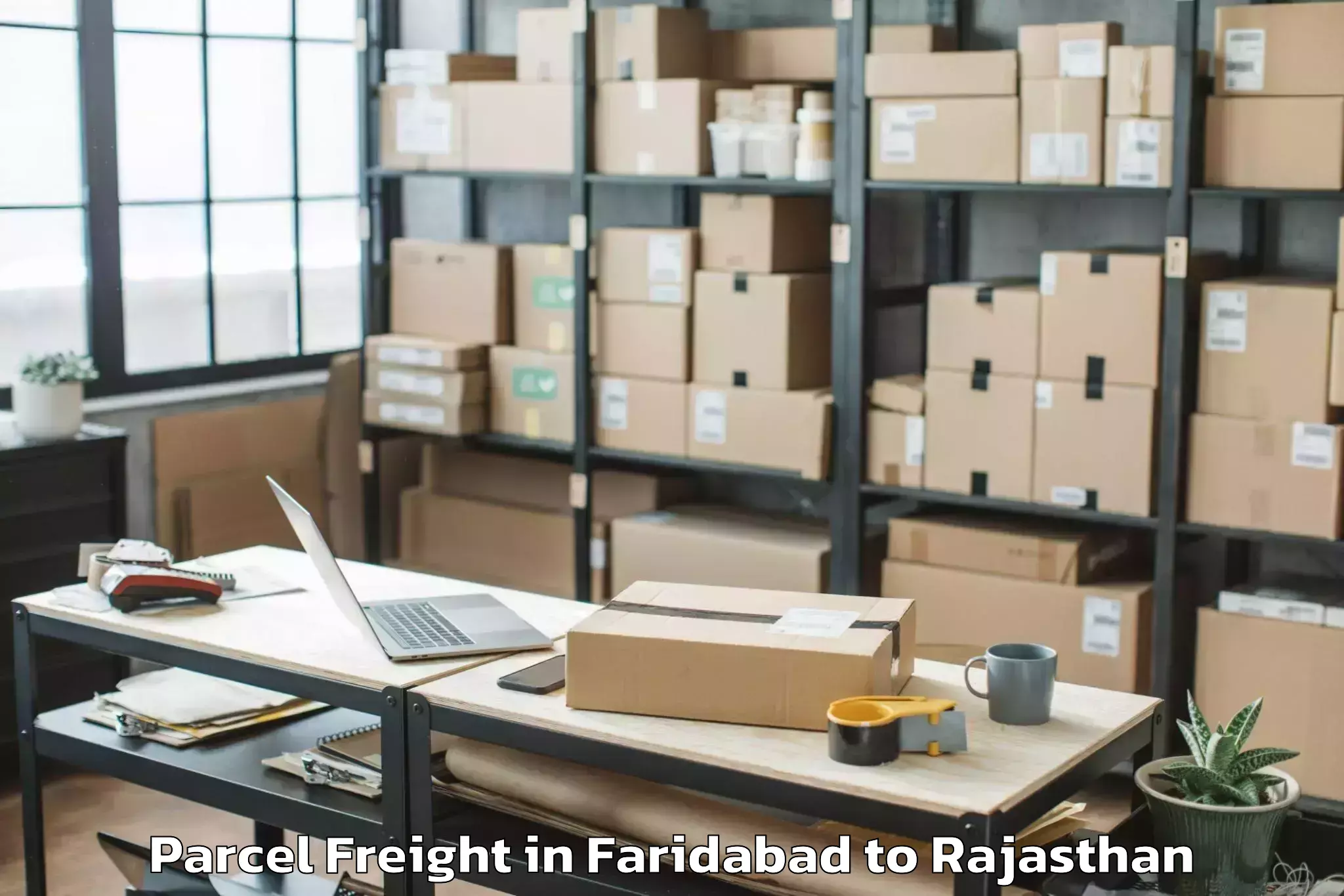 Efficient Faridabad to Anupgarh Parcel Freight